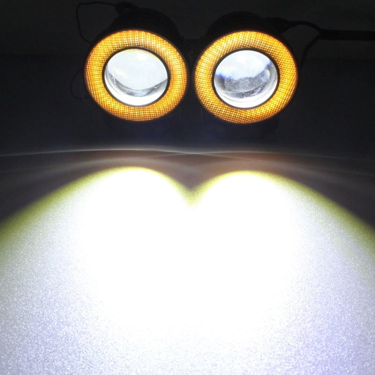 Set 2 LED Eagle Eye 2,5 pollici 10W 900LM bianco e giallo