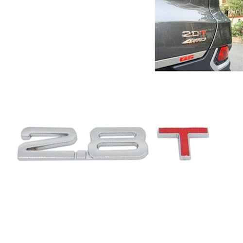 Adesivo 3D metallo cromato per auto spostamento gas 8,5x2,5 cm