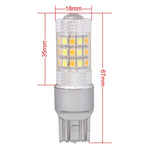 Lampadina LED T20 8W 420LM luce bianca e gialla auto