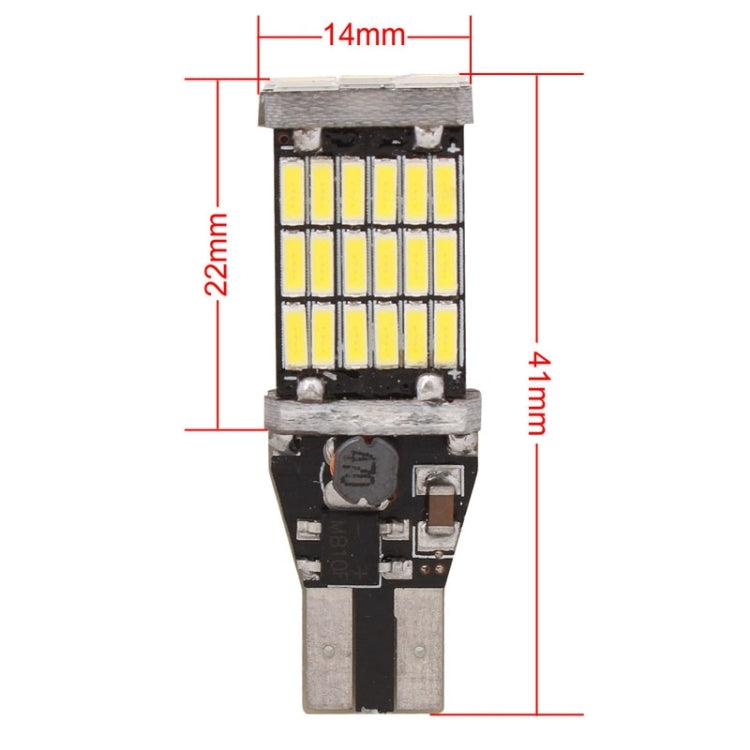 Lampadina LED T15 W16W 9W 450LM luce bianca per auto