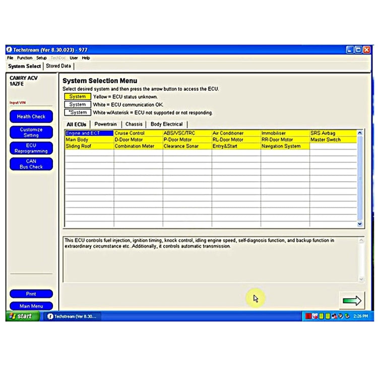 Cavo diagnostico Mini VCI J2534 per Toyota TIS Tech Stream