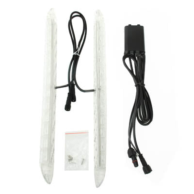 Luci di marcia diurna DRL 2x12 LED bianche impermeabili 12V