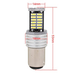 Lampadine LED 1157 BAY15D 6W luce bianca 6500K auto