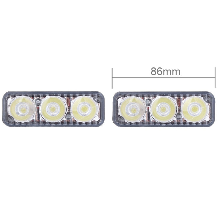 2 pezzi LED fendinebbia 9W 6500K 540LM per auto 12-24V