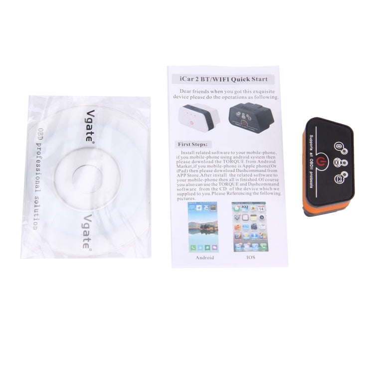 Scanner auto Vgate iCar II ELM327 OBDII Bluetooth V3.0