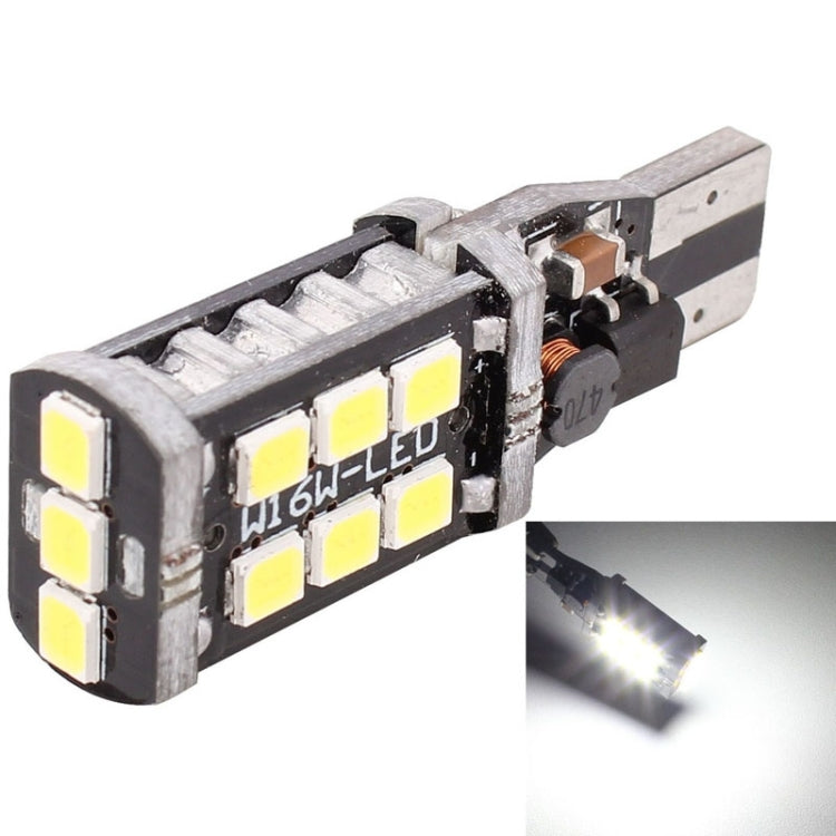 Lampadine LED T15 3W 300LM luce bianca 6500K per auto 12V