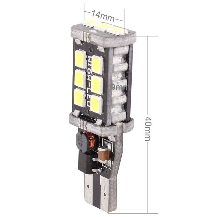 Lampadine LED T15 3W 300LM luce bianca 6500K per auto 12V