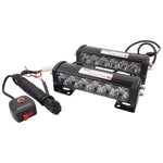 Set 2 Luci LED Flash Emergenza Auto 6 LED 18W 12V