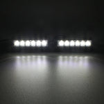 Set 2 Luci LED Flash Emergenza Auto 6 LED 18W 12V