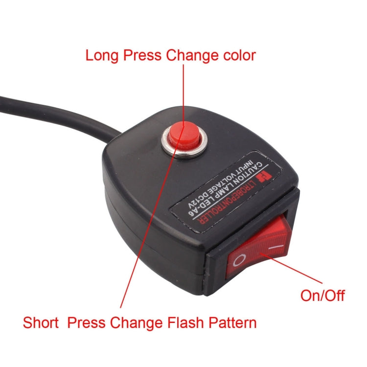 Set 2 Luci LED Flash Emergenza Auto 6 LED 18W 12V