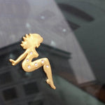Distintivo adesivo metallo cromato con diamanti per auto