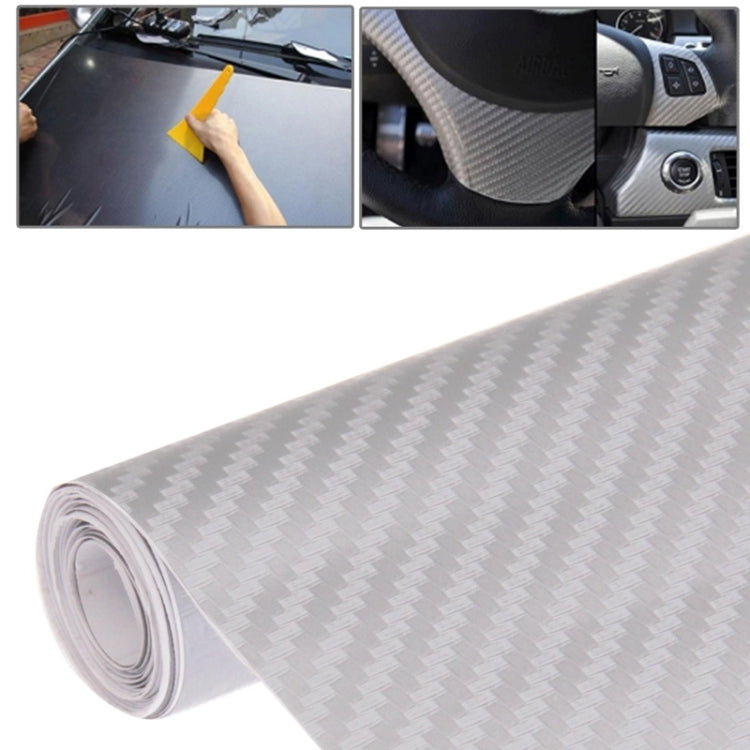 Adesivo decorativo in PVC fibra di carbonio 127x50 cm