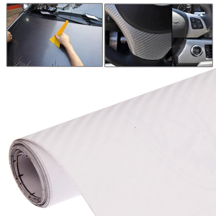 Adesivo decorativo in PVC fibra di carbonio 127x50 cm