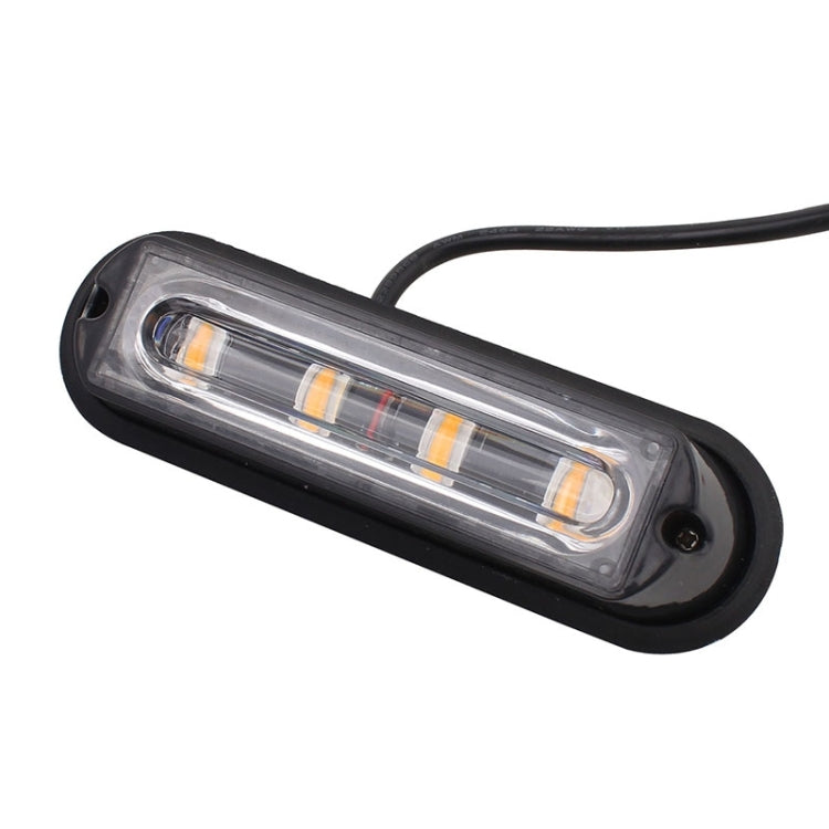 Lampada stroboscopica 12W 4 LED per auto 12V
