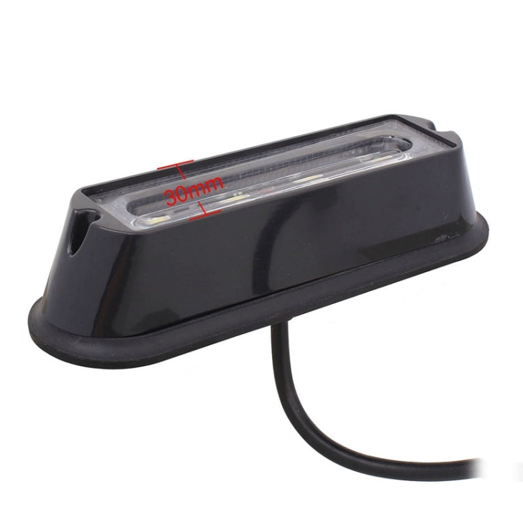 Lampada stroboscopica 12W 4 LED per auto 12V