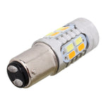Lampadine LED 1157 BAY15D 10W 700LM Giallo e Bianco Auto