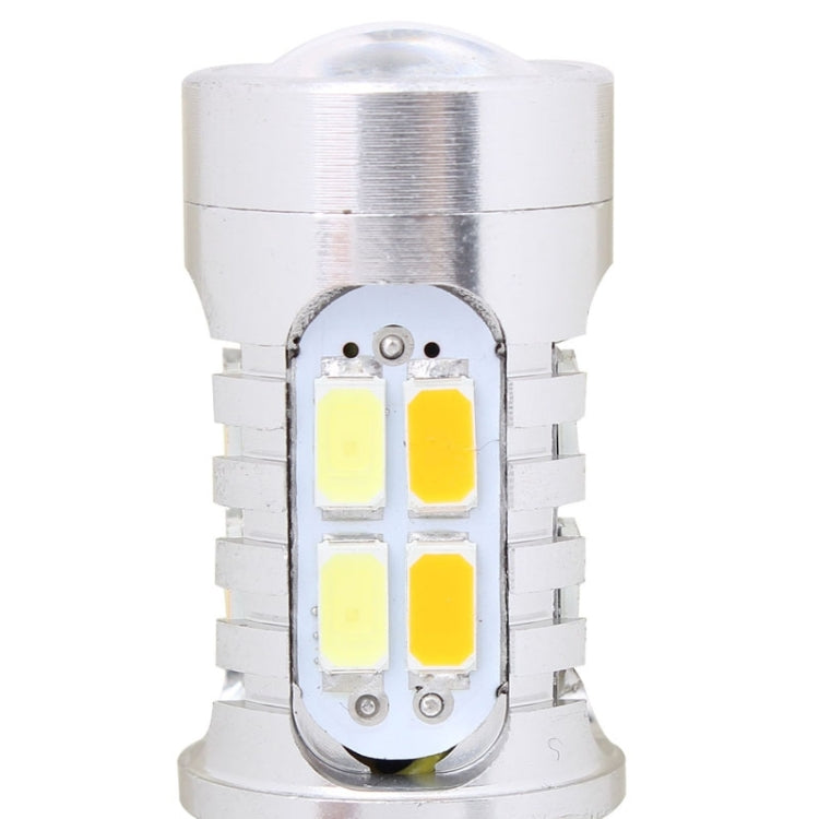 Lampadine LED 1157 BAY15D 10W 700LM Giallo e Bianco Auto