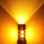 Lampadine LED 1157 BAY15D 10W 700LM Giallo e Bianco Auto