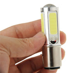 Luce stop LED BA20D 6W 250LM bianca per auto moto