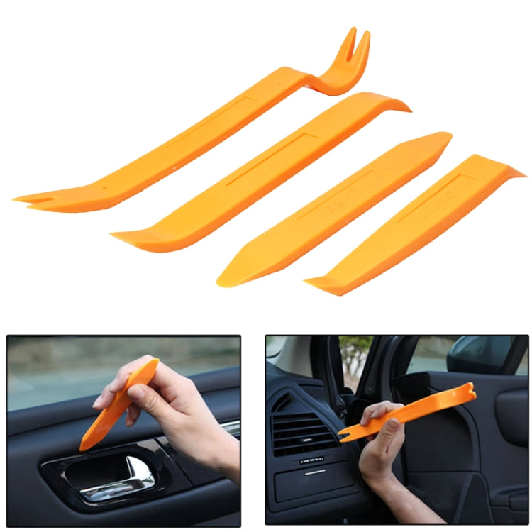 Kit 4 strumenti per rimozione pannelli auto