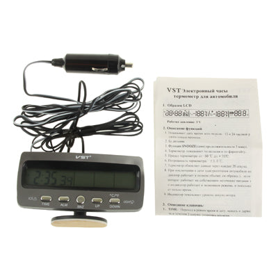Termometro digitale auto LCD 3,6 pollici con allarme batteria