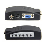 Convertitore video S-Video e BNC a VGA con cavi - immagine 2