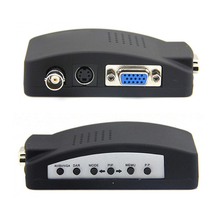Convertitore video S-Video e BNC a VGA con cavi - immagine 2