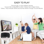 Convertitore video S-Video e BNC a VGA con cavi - immagine 7