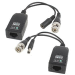 Connettore balun video e alimentazione passiva 1 canale RJ45