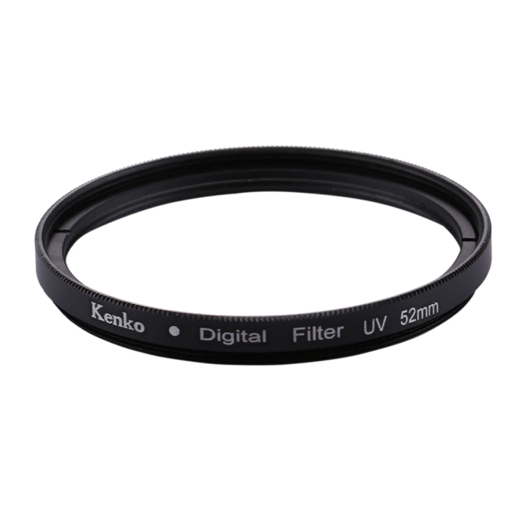 Filtro UV per obiettivo con telaio in lega di alluminio per fotocamera digitale da 52 mm, 52mm