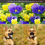 Filtro UV per obiettivo con telaio in lega di alluminio per fotocamera digitale da 52 mm, 52mm