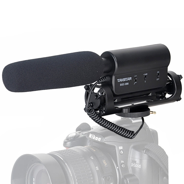 Microfono Takstar SGC-598 a condensatore per videocamere DSLR e DV