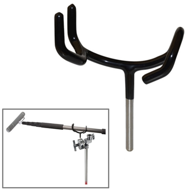 Supporto microfono C-Stand in metallo con giogo extra largo - immagine 2
