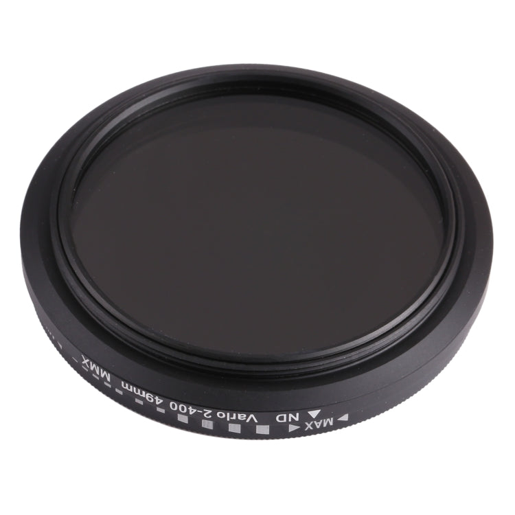 Filtro variabile regolabile a densità neutra con fader ND da 49 mm, filtro da ND 2 a ND 400, 49mm