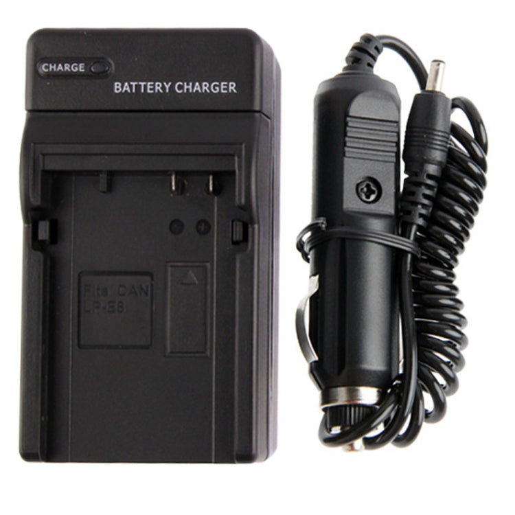Caricabatteria da auto per batteria per fotocamera digitale per Canon LP-E8, LP-E8