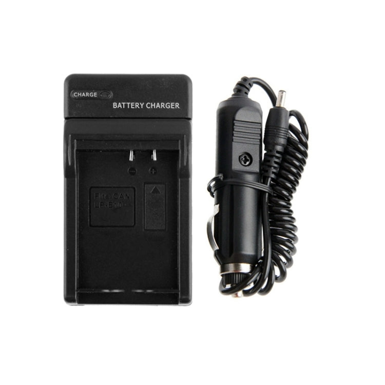 Caricabatteria da auto per batteria per fotocamera digitale per Canon LP-E10, LP-E10