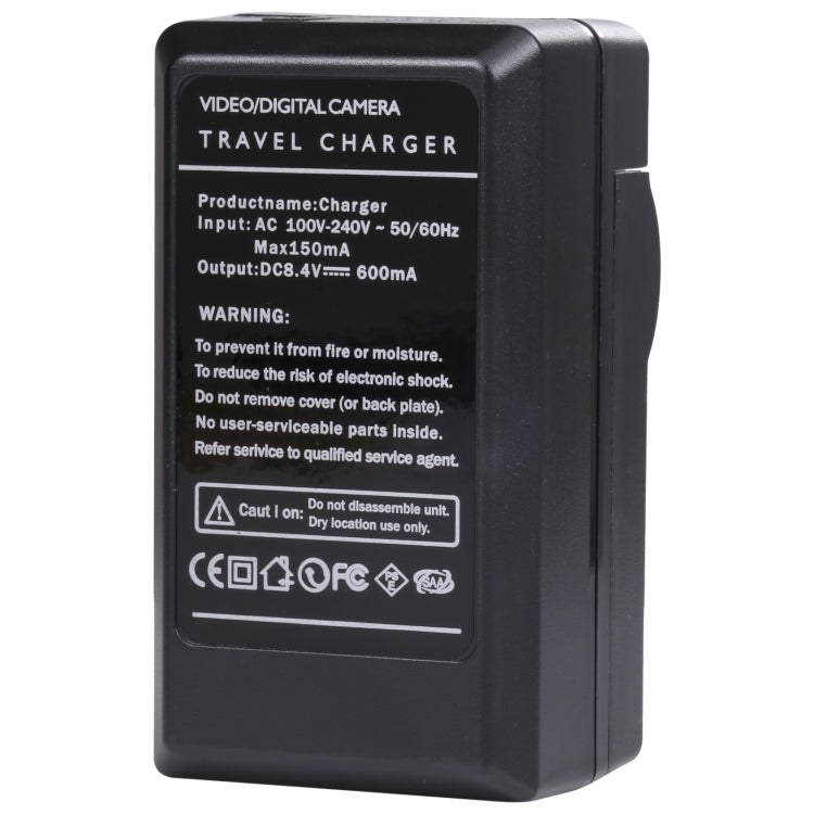 Caricabatteria da auto per batteria per fotocamera digitale per batteria al litio Panasonic VBN130 / D54S, VBN130