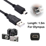 Cavo per fotocamera digitale per Olympus, lunghezza: 1,5 m, Olympus