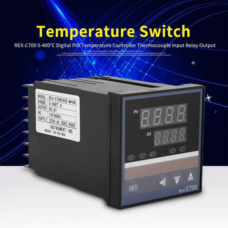 Termoregolatore digitale PID 0-400°C con display LCD da 1,5" - immagine 5