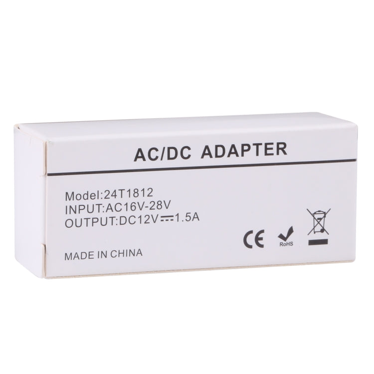 Adattatore AC-DC 16-28V a 12V 1,5A compatto 24T1812 - immagine 5