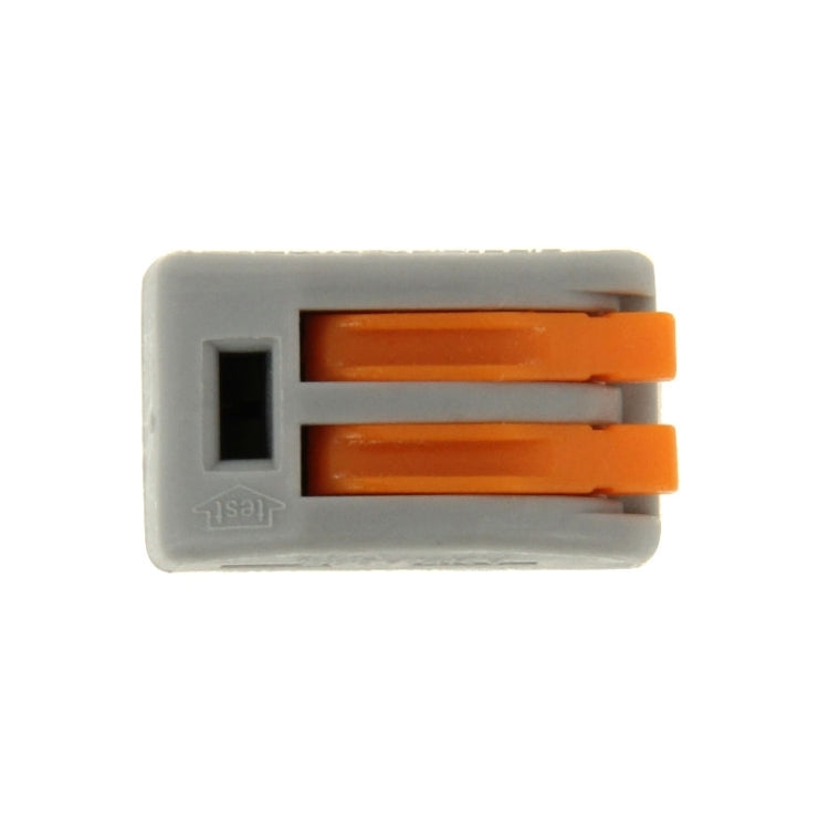 Connettori elettrici compatti 2 pin a pressione, set da 10 - immagine 2