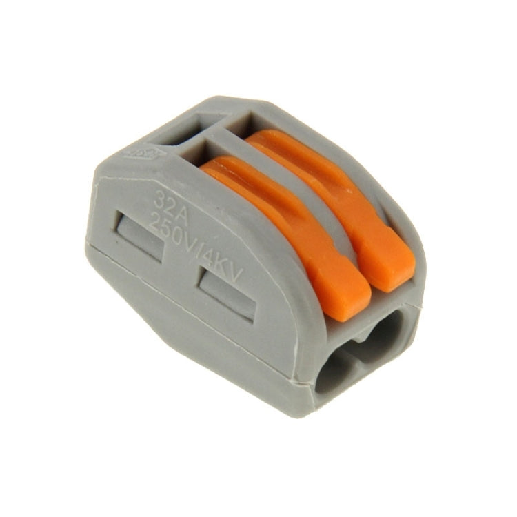 Connettori elettrici compatti 2 pin a pressione, set da 10 - immagine 4