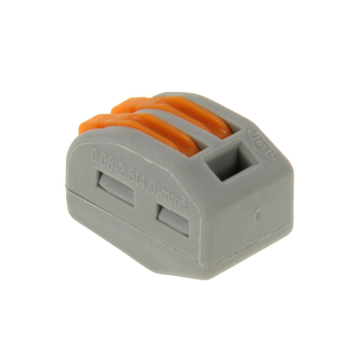 Connettori elettrici compatti 2 pin a pressione, set da 10 - immagine 5
