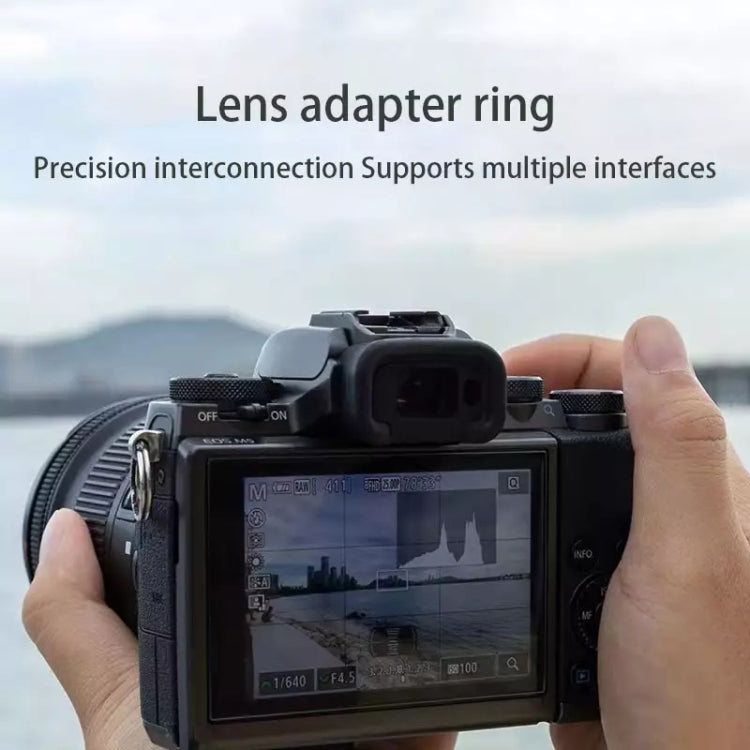 Anello gradino per innesto obiettivo MD-M4/3, For Olympus M4/3