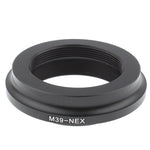 Anello gradino per montaggio obiettivo M39-NEX, Leica M39
