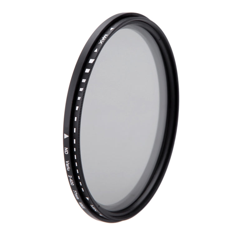 Filtro variabile regolabile con fader ND da 77 mm, filtro da ND 2 a ND 400, 77mm