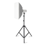 Supporto per illuminazione in alluminio per fotografia professionale da 68 cm a 200 cm di altezza per flash da studio