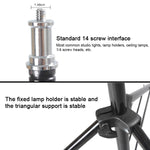 Supporto per illuminazione in alluminio per fotografia professionale da 68 cm a 200 cm di altezza per flash da studio