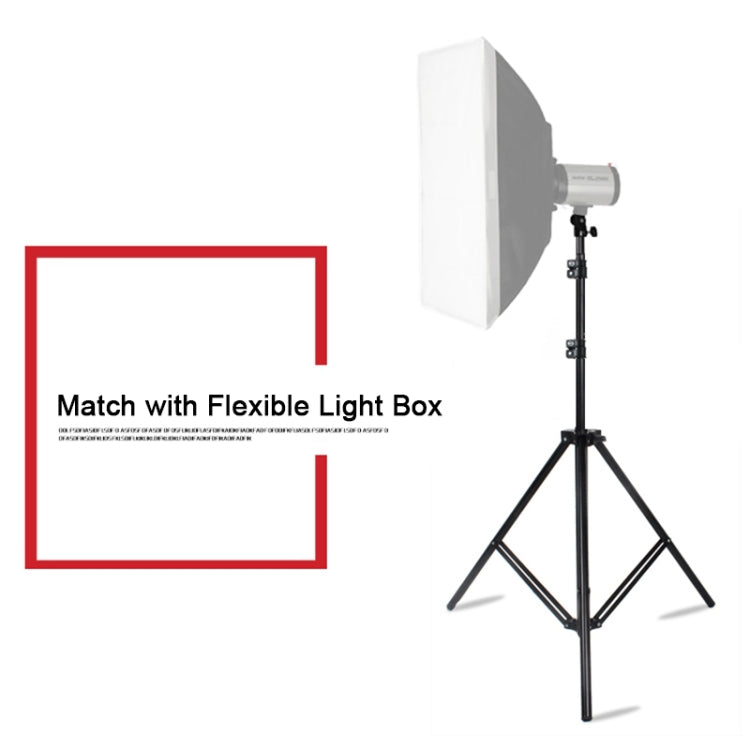 Supporto per illuminazione in alluminio per fotografia professionale da 68 cm a 200 cm di altezza per flash da studio