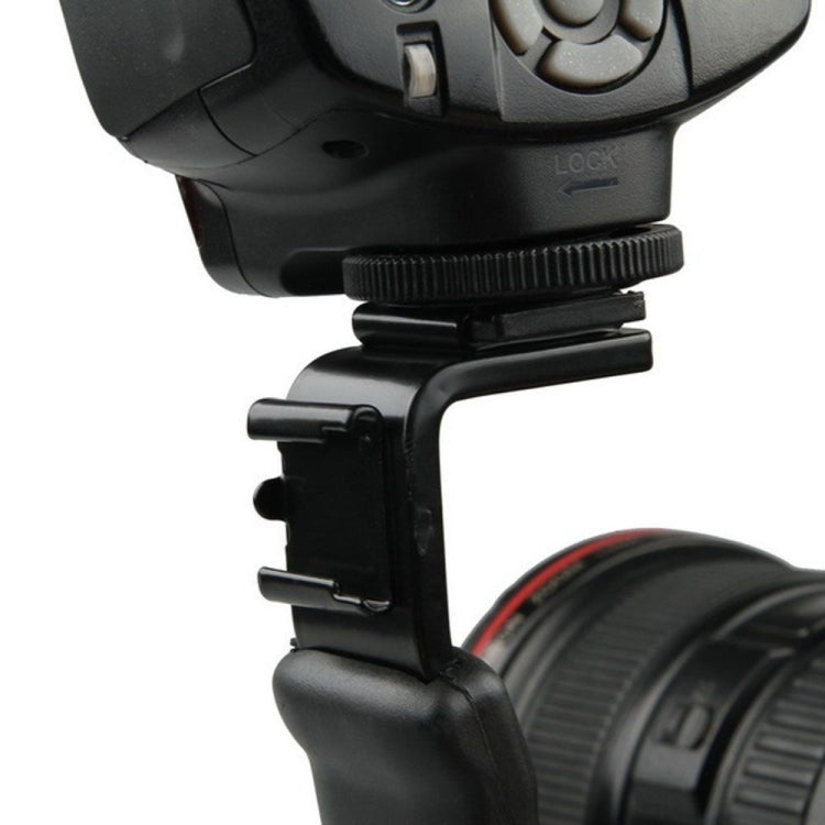 Staffa metallica universale per flash professionale per fotocamera digitale DSLR, L-bracket